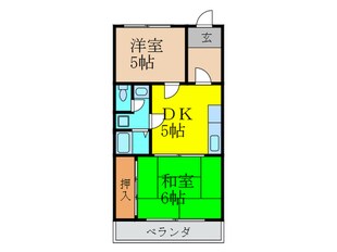 原園マンションの物件間取画像